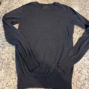 Mens Cashmere gray lightweight sweater